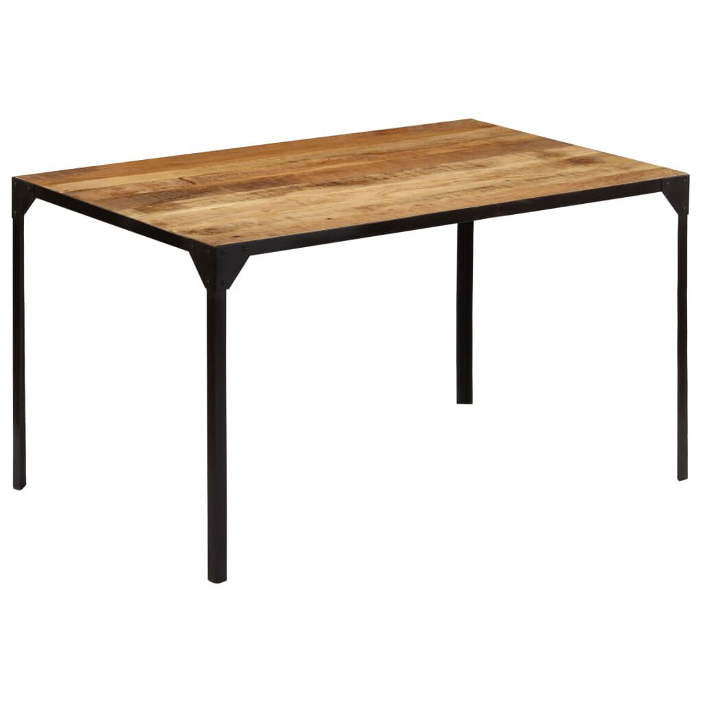 vidaXL Dining Table 140x80x76 cm Solid Mango Wood