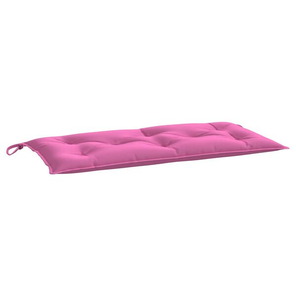 vidaXL Garden Bench Cushions 2pcs Pink 100x50x7cm Fabric