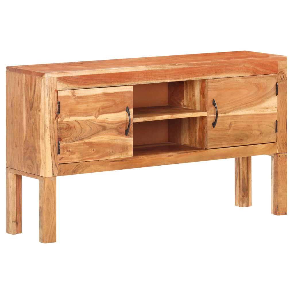 vidaXL Sideboard 116x30x66 cm Solid Acacia Wood