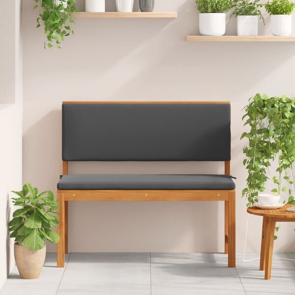 vidaXL Garden Bench Brown 100 x 50 x 91cm Solid Acacia wood