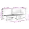 vidaXL Garden Sofa 2-Seater Wax Brown Solid Wood Pine