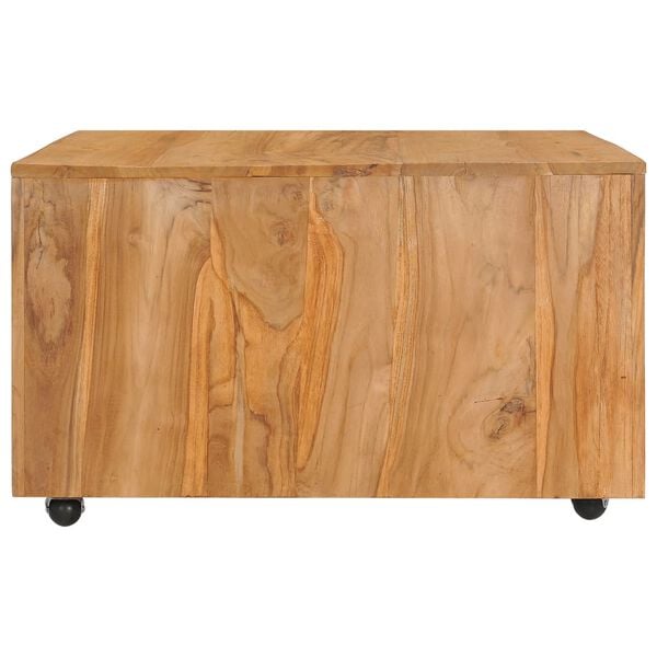 vidaXL Coffee Table 80x80x40 cm Solid Teak Wood