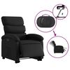 vidaXL Electric Stand up Recliner Chair Black Faux Leather