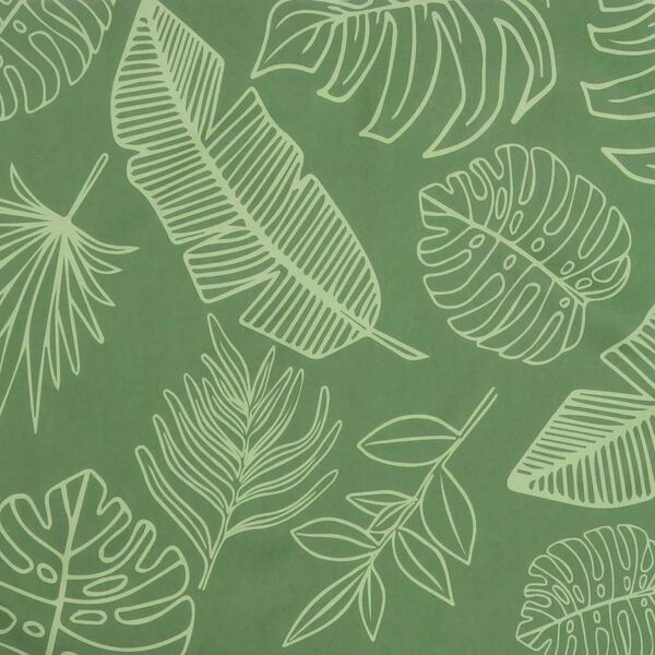 vidaXL Sun Lounger Cushion Leaf Pattern Oxford Fabric