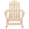 vidaXL Garden Adirondack Rocking Chair Solid Fir Wood