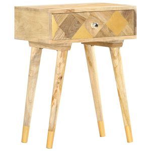 vidaXL Bedside Cabinet 43x30x58 cm Solid Mango Wood