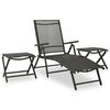 vidaXL 9 Piece Garden Lounge Set Black and Anthracite