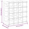 vidaXL Wine Rack for 20 Bottles Brown Solid Wood Pine