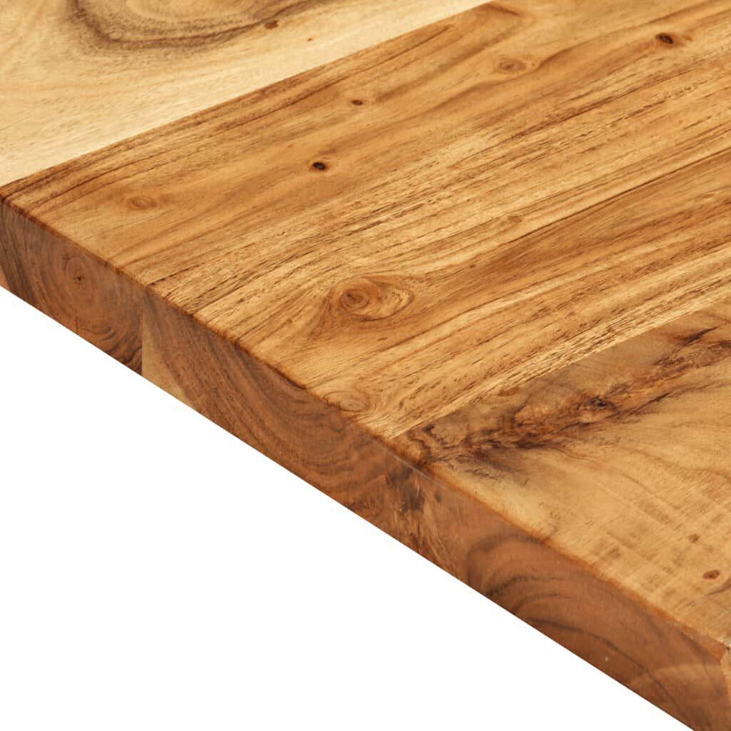 vidaXL Bathroom Vanity Top Solid Acacia Wood 114x52x3.8 cm