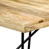 vidaXL Dining Table 180x90x76 cm Solid Mango Wood