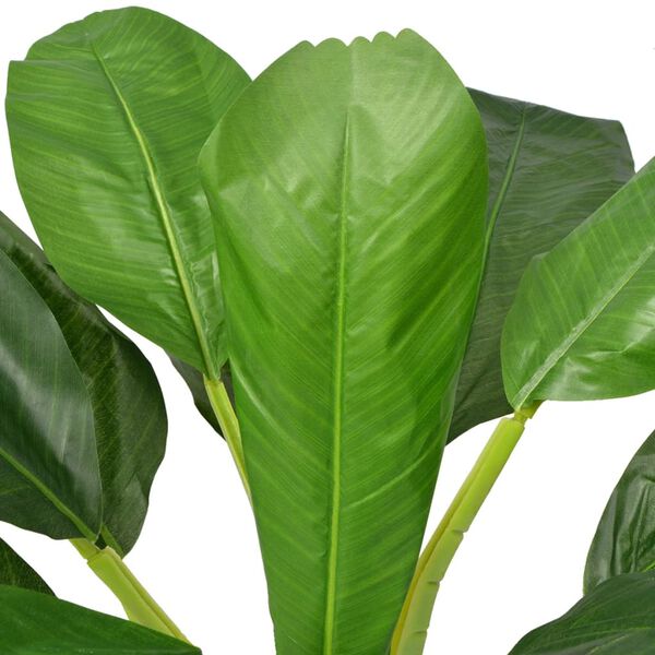 vidaXL Artificial Banana Tree Plant with Pot 150 cm Green