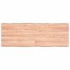vidaXL Table Top Light Brown 140x50x(2-6)cm Treated Solid Wood Live Edge