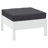 vidaXL Pallet Cushion Anthracite 60x60x6 cm Oxford Fabric