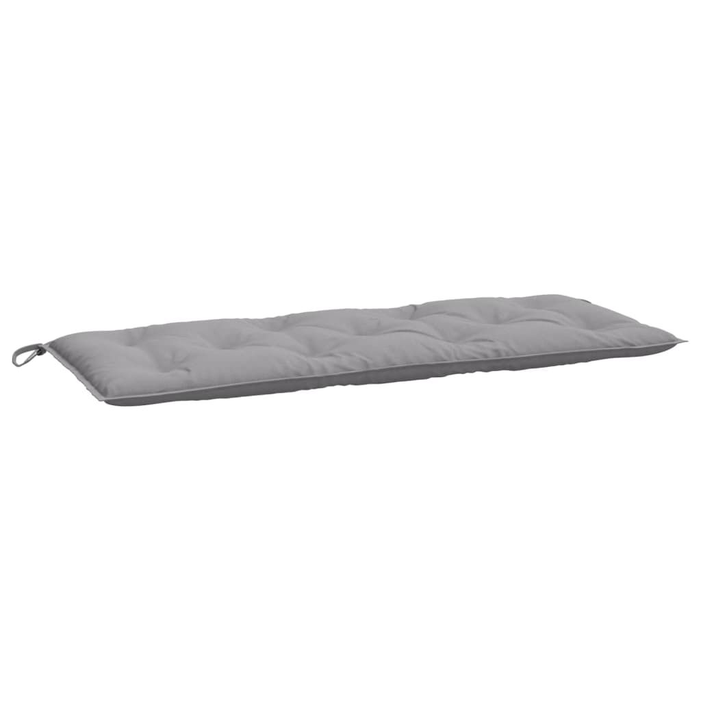 vidaXL Garden Bench Cushions 2pcs Grey 120x50x7cm Oxford Fabric