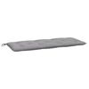 vidaXL Garden Bench Cushions 2pcs Grey 120x50x7cm Oxford Fabric