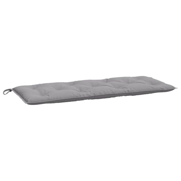 vidaXL Garden Bench Cushions 2pcs Grey 120x50x7cm Oxford Fabric