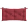 vidaXL Garden Bench Cushion Wine Red 110x50x7 cm Oxford Fabric