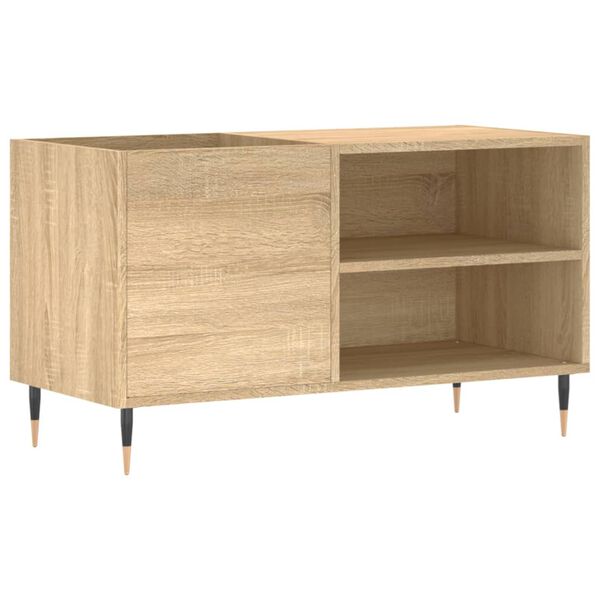 vidaXL Record Cabinet Sonoma Oak 85x38x48 cm Engineered Wood