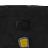vidaXL Stand up Massage Recliner Chair Black Microfibre Fabric