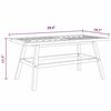 vidaXL Garden Lounge Set Brown Solid Acacia wood