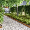 vidaXL Garden Lawn Edging Rusty 450 x 10 cm Weathering steel