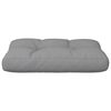 vidaXL Pallet Cushion Grey 50x40x12 cm Fabric