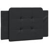 vidaXL Bed Frame with LED without Mattress "Zadar" Black 100x190 cm