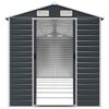vidaXL Garden Shed Anthracite 191x640x198 cm Galvanised Steel