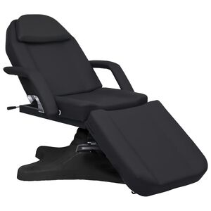 vidaXL Massage Table Black 180x62x(86.5-118) cm