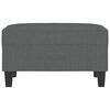 vidaXL Footstool Dark Grey 70x55x41 cm Fabric