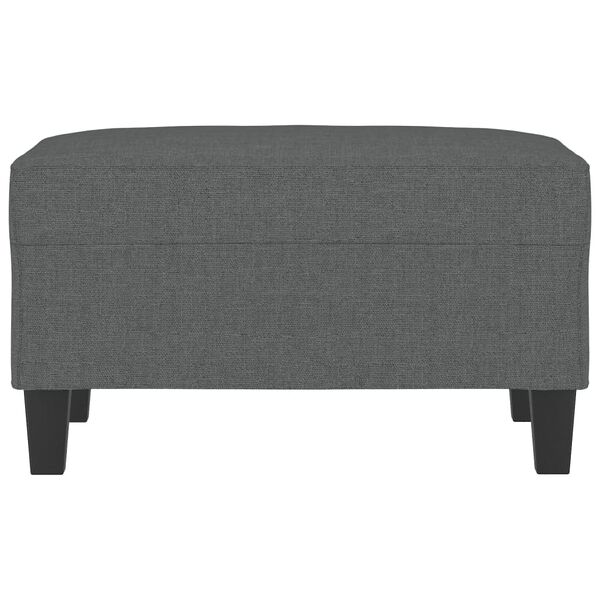 vidaXL Footstool Dark Grey 70x55x41 cm Fabric