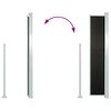 vidaXL Retractable Side Awning 160 x 500 cm Black