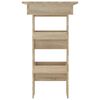 vidaXL Wall Bar Table Sonoma Oak 102x45x103.5 cm Engineered Wood