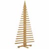 vidaXL Wooden Christmas Tree with Stand Brown 150 cm Solid pine wood