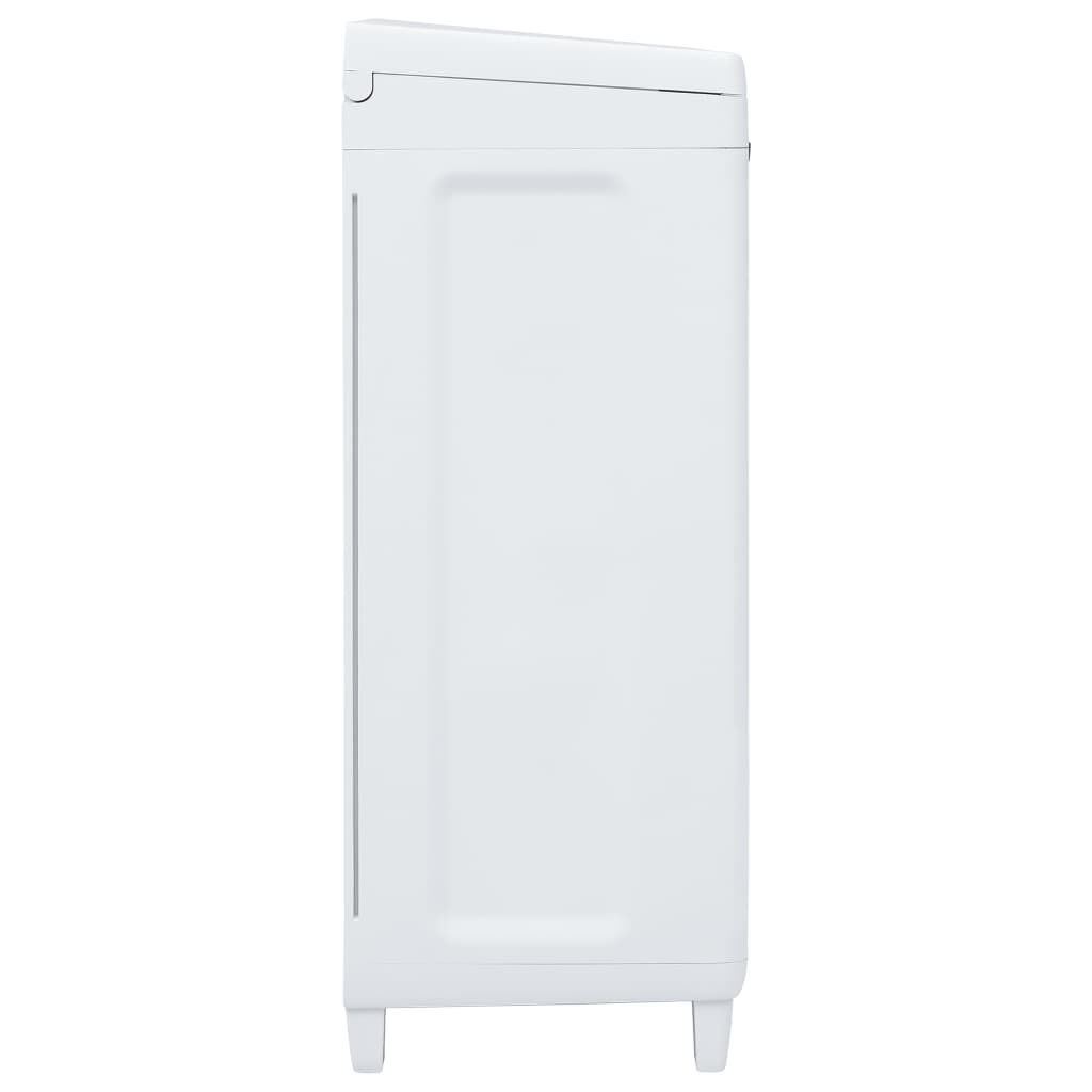 vidaXL Garden Dustbin with 3 Bags Dark Grey 65x38x102 cm