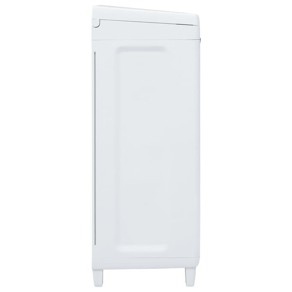 vidaXL Garden Dustbin with 3 Bags Dark Grey 65x38x102 cm