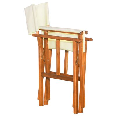 vidaXL Director's Chair Solid Acacia Wood