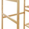vidaXL Clothes Rack with Shelves 100x50x184.5 cm Bamboo