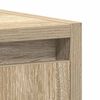 vidaXL Bathroom Cabinet Sonoma Oak 60x33x61 cm Engineered Wood