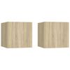 vidaXL Bedside Cabinets 2 pcs Sonoma Oak 30.5x30x30 cm Engineered Wood