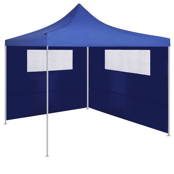 vidaXL Gazebo Sidewall with Windows 6x2 m Blue