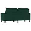 vidaXL 2-Seater Sofa Dark Green 140 cm Velvet