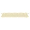 vidaXL Folding Garden Bench with Cushion 118 cm Bamboo