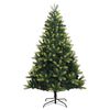 vidaXL Artificial Hinged Christmas Tree 150 LEDs 150 cm