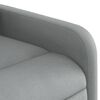 vidaXL Massage Recliner Chair Light Grey Fabric