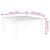 vidaXL 10 Piece Garden Lounge Set with Cushions Cream Wood Acacia&Rope