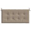 vidaXL Garden Bench Cushion Taupe 120x50x4 cm Oxford Fabric