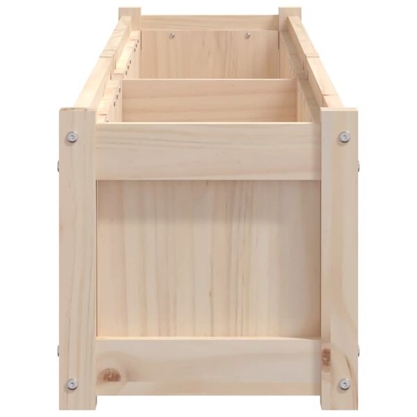 vidaXL Garden Planter 180x31x31 cm Solid Wood Pine