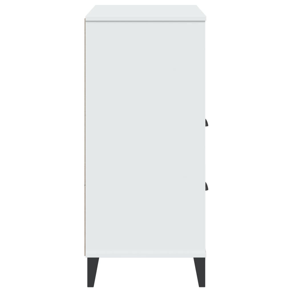 vidaXL Bookcase VIKEN White 80x40x90 cm Engineered Wood