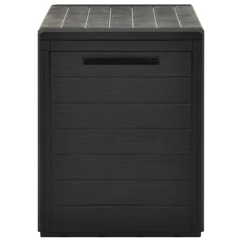 vidaXL Garden Storage Box Anthracite 78x44x55 cm